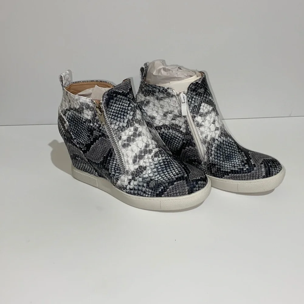 High-Top Wedge Sneakers.